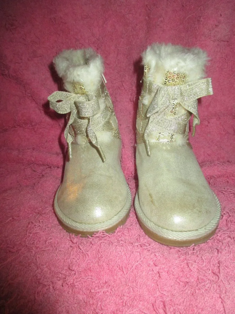 Stride Rite Girls Disney Cinderella Cozy Boot Winter Size 10M